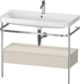 Duravit Möbelwaschtisch-Kombi Happy D.2 Plus in Weiß, B/T: 97,5 x 49 cm - Bild 1