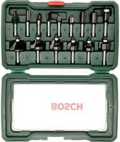 Bosch Wolfram-Carbide-Fräser-Set, 15-teilig, Silber - Bild 1