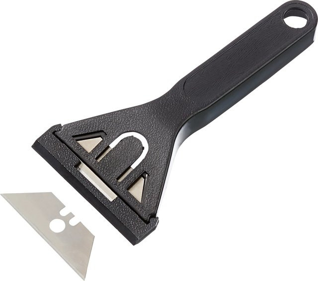 LUX-TOOLS Glasschaber in Schwarz mit Ersatzklinge und Kunststoffgriff - Bild 1