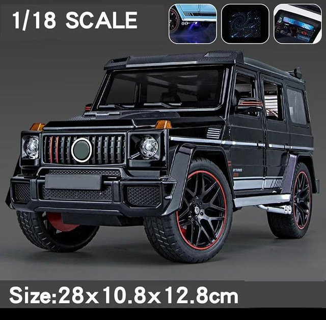 Linyi toy car G800 SUV Geländewagen, Modellauto, 1:18, mit Licht und Sound, ab 14 Jahren - Bild 1