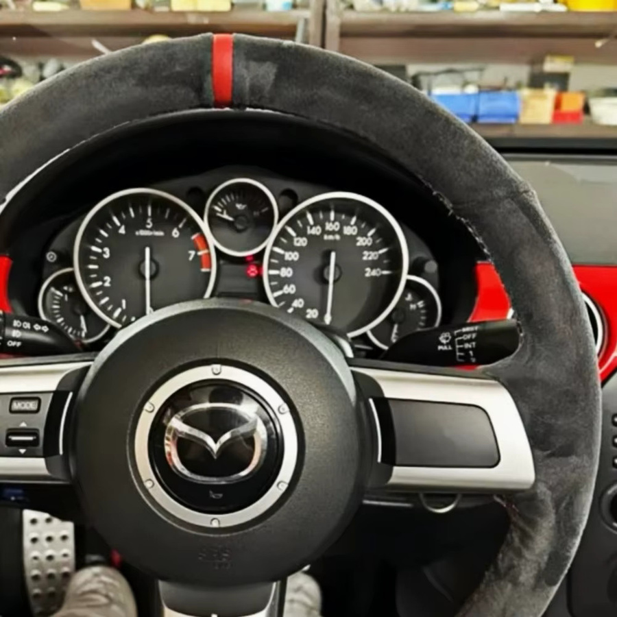Individuelle Lenkradabdeckung WUNHKF passgenau für Mazda MX-5 Miata NC III 2005-2015 und MX5 2009-2014 - Bild 2