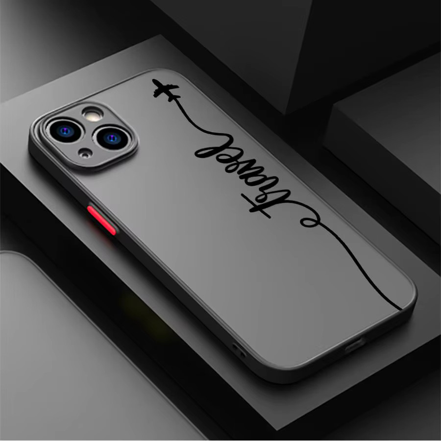 Funda Handyhülle mit Flugzeuglinien und Herz für Apple iPhone Modelle in Multicolour - Bild 3