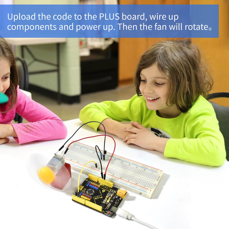 Keyestudio Starter Kit für Arduino mit PLUS Uno Board für DIY Scratch Graphical Programming und 20 Projekte, Multicolor - Bild 3
