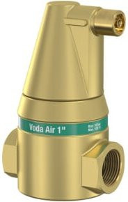 Wilo Luftabscheider Voda Air 1 1/4 Zoll für horizontale Aufstellung in Gold - Bild 1