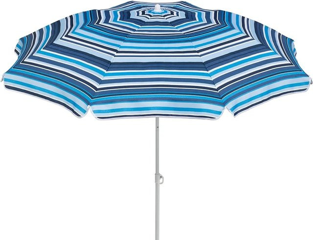Schneider Balkonschirm mit Push-Up Mechanik aus Polyester und Stahl, Durchmesser: 180 cm - Bild 1
