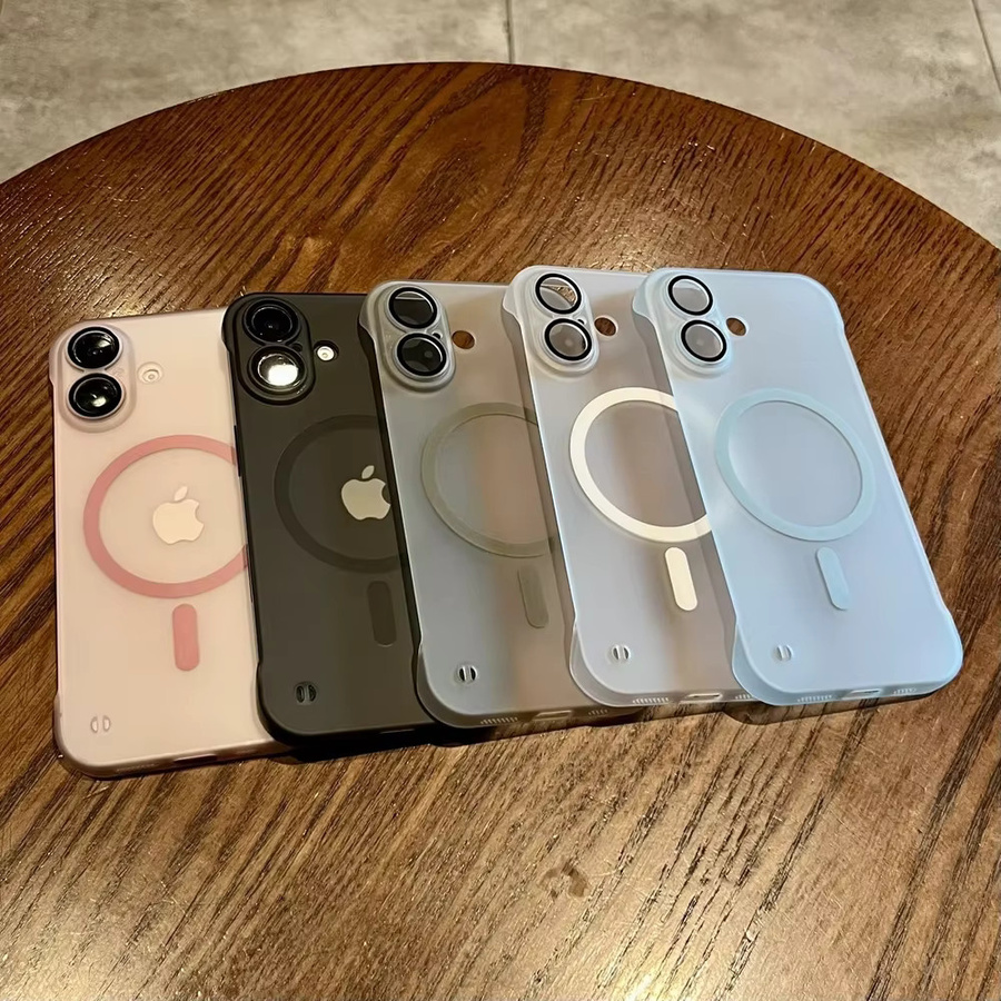 MagSafe Hülle für iPhone 16 Pro Max, iPhone 15 und iPhone 14 Pro Max, matt und rahmenlos, Schwarz - Bild 3