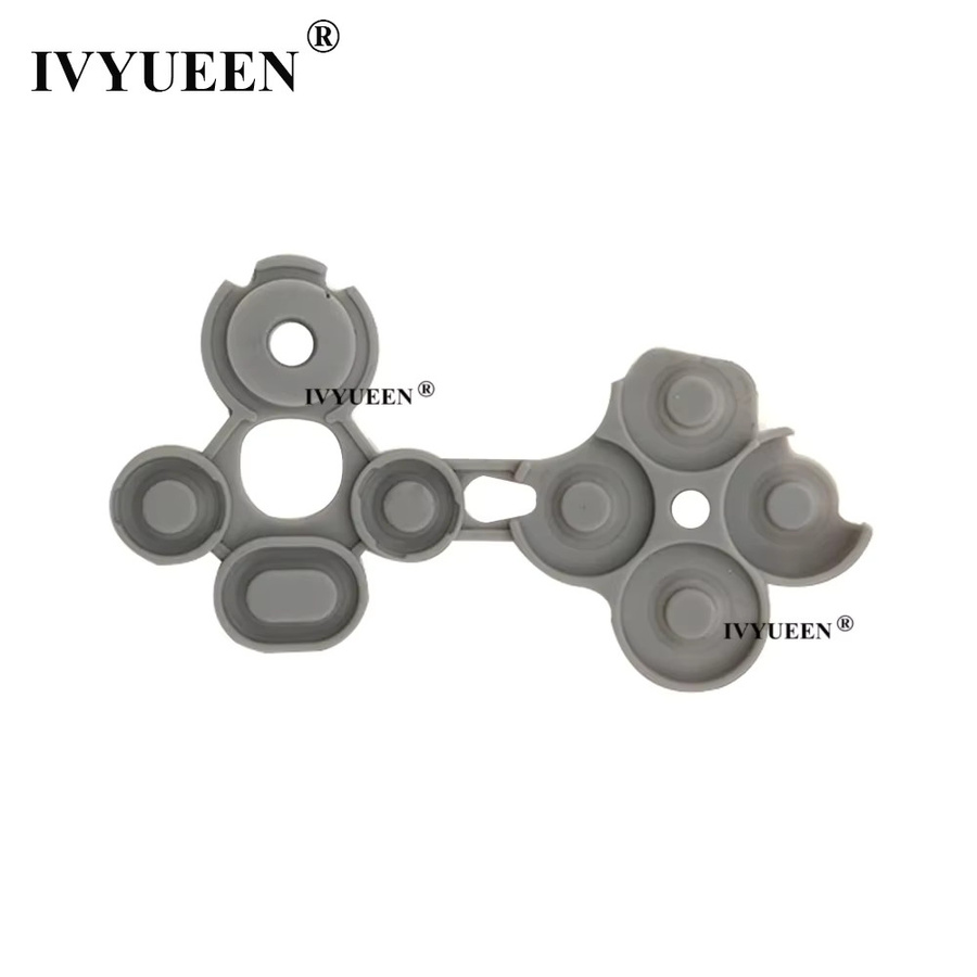 IVYUEEN Ersatz-Reparaturset für Xbox Series X S Controller mit leitfähigen Gummiknöpfen und Kontaktpads in Grau, 3 oder 10 Stück - Bild 1