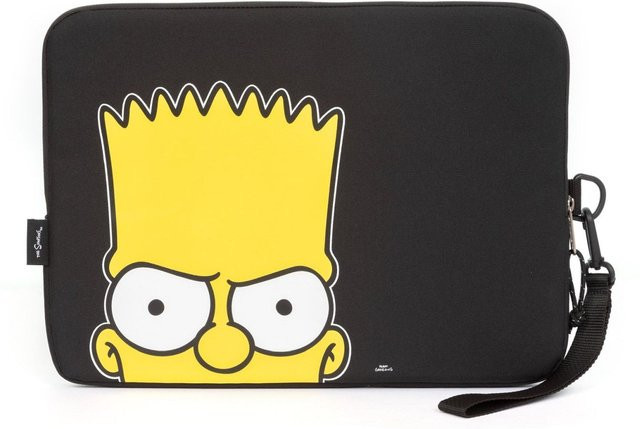 Eastpak Blanket M Special The Simpsons Edition Laptoptasche aus Neopren in Multicolour und Schwarz mit Bart Simpson Motiv - Bild 1