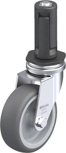 Blickle LRA-PATH 75G-ER03 Lenkrolle in Grau mit Stahl- und Kunststoffkomponenten, Rad-Durchmesser: 75 mm, Tragfähigkeit: 75 kg - Bild 1