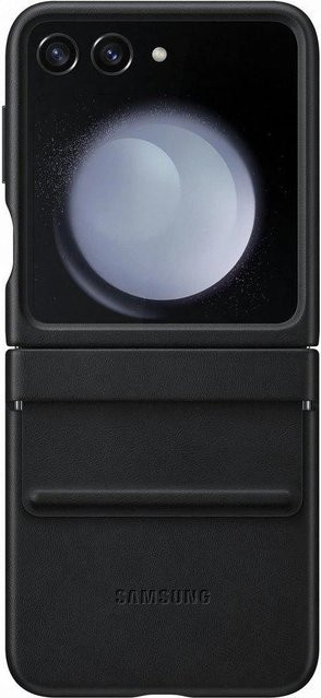 Samsung Flap Eco-Leather Case EF-VF731 für Galaxy Z Flip5 in Schwarz - Bild 1