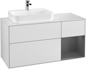 V&B Waschtischunterschrank Finion in Weiß lackiert, Breite: 120 cm, Tiefe: 50,1 cm, Höhe: 50,1 cm - Bild 1