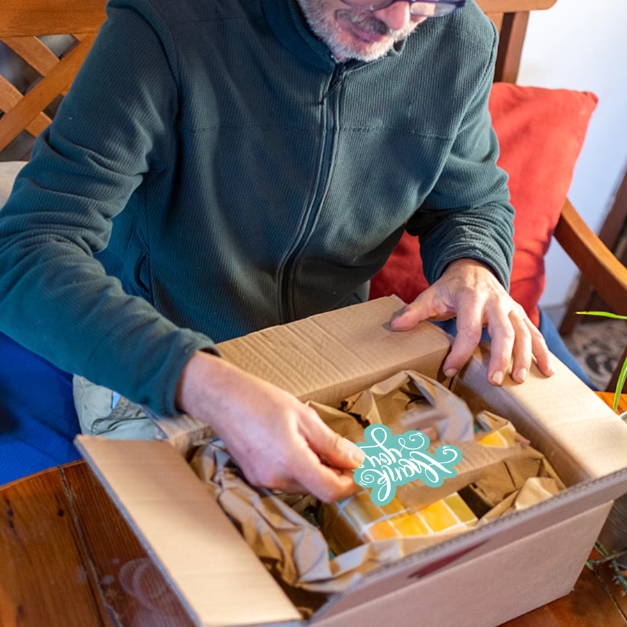 50er-Pack Grüne Danke-Karten mit Einladungstasche aus Papier für professionelle Kundenbindung - Bild 2