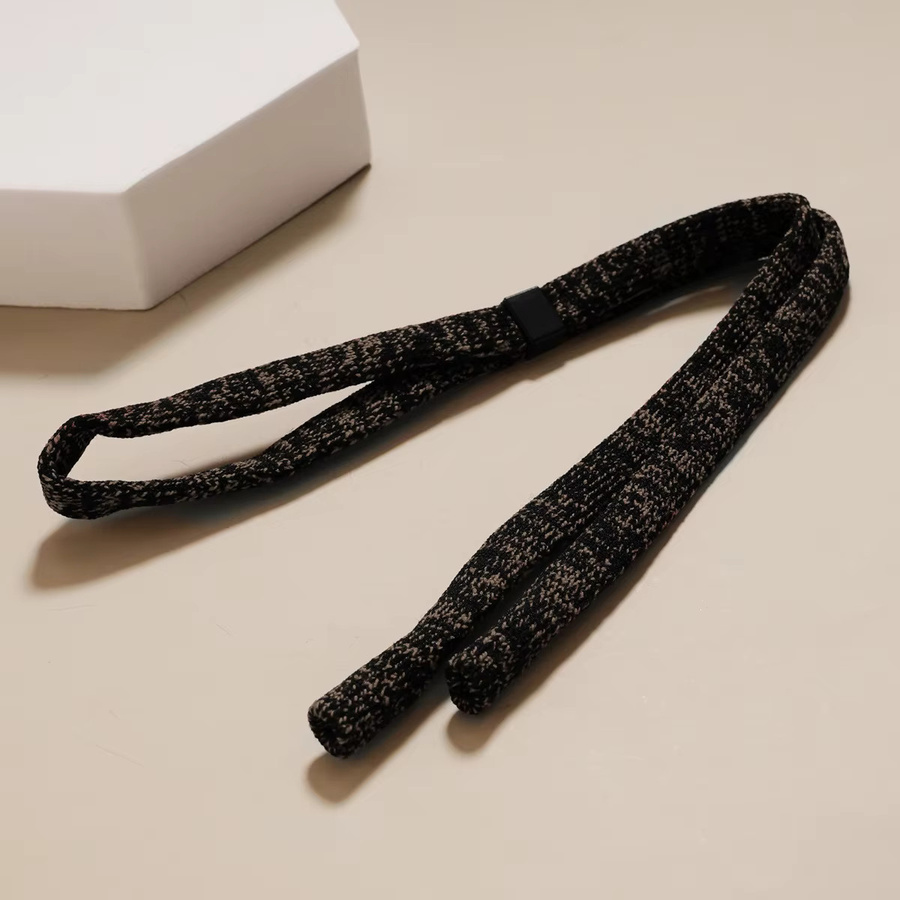 Brillenband, verstellbar, rutschfest, Unisex, Schwarz, Braun - Bild 5