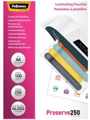 Fellowes Laminierfolien A4 transparent, 100 Stück - Bild 2