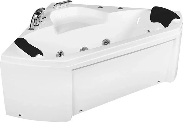 AquaVapore Whirlpool Badewanne W02-TH aus Acryl, B/T: 135 x 135 cm - Bild 1