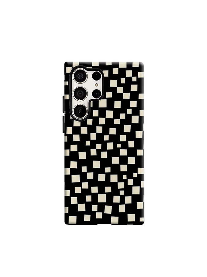Stoßfeste Doppelschicht-Handyhülle mit klassischem Schachbrettmuster für Samsung Galaxy S26 S25 S24 S23 Ultra Plus - Bild 7