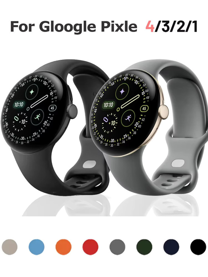 Smartwatch-Armband Silikon, Schwarz, Unisex - Bild 6