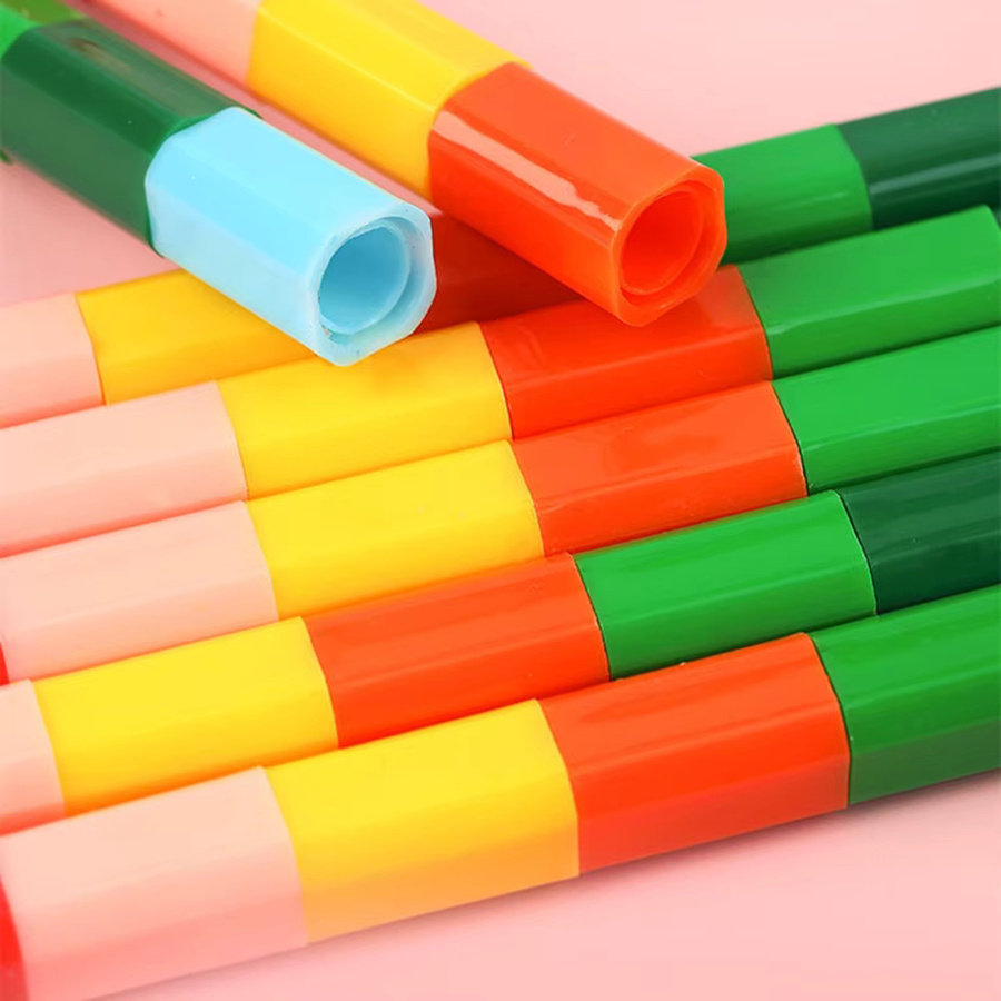12-Farben-Bausteinstift, Bunt / Mehrfarbig, Set / Bundle - Bild 2