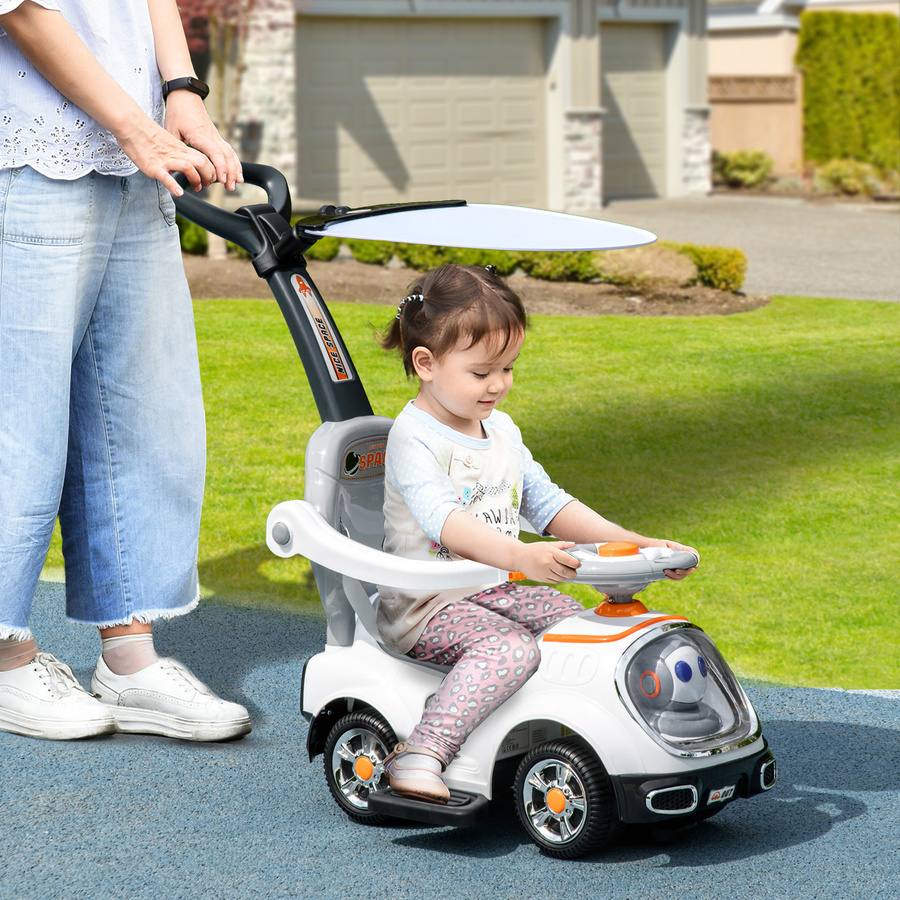AIYAPLAY 3-in-1-Laufwagen, Roboter, Weiß, ab 1 Jahr - Bild 1