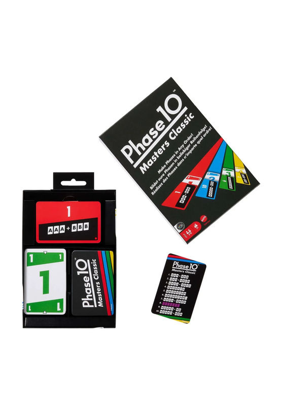 Phase 10 Masters Classic Kartenspiel von Mattel, buntes Familienspiel für Kinder ab 7 Jahren - Bild 2