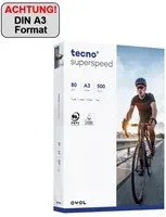 Tecno Kopierpapier Superspeed A3, Weiß, 80 g/m², 500 Blatt - Bild 1