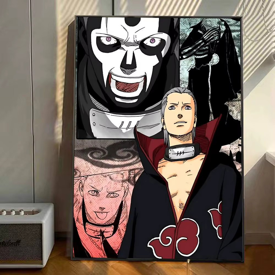 Vintage Naruto Hidan Manga Poster HD-Druck als Wandkunst für dein Zuhause, B: 15,0 cm, H: 10,0 cm - Bild 6