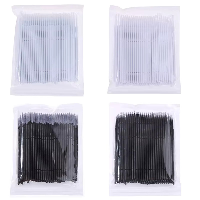 MASSA Einweg Wimpern Verlängerung Micro Pinsel, 100 Stück, Weiß - Bild 3