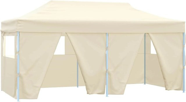 vidaXL Party-Zelt in Beige aus Oxford-Stoff, B/T/H: 580 x 291 x 315 cm - Bild 1