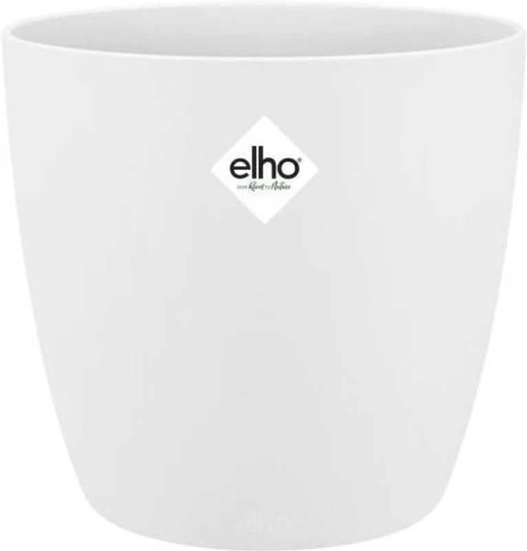 ELHO Brussels runder Pflanztopf in Weiß - Durchmesser: 29.5 cm, Höhe: 27.1 cm - Bild 1