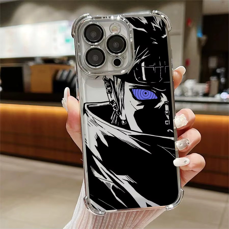 Naruto und Pain Handyhülle für Apple iPhone 17 Pro Max 16 15 14 13 12 Plus XS XR in Multicolour - Bild 3