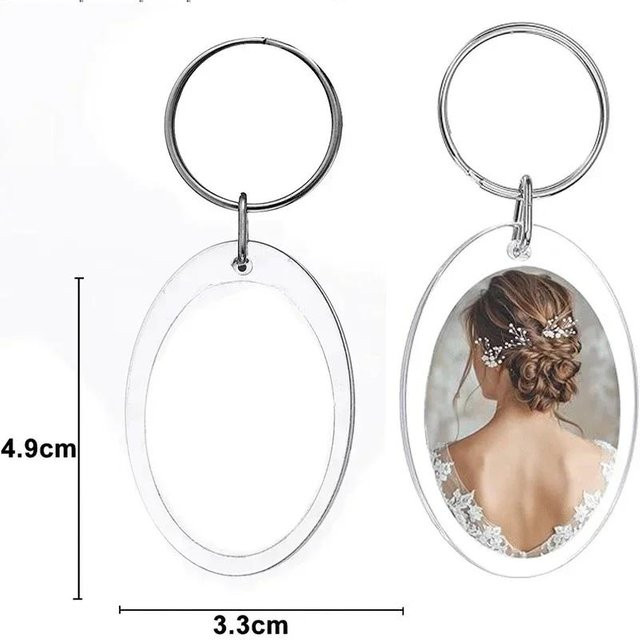 Binchi Outdoor Product Schlüsselanhänger Acryl, Rechteckig, Grau, Unisex - Bild 1