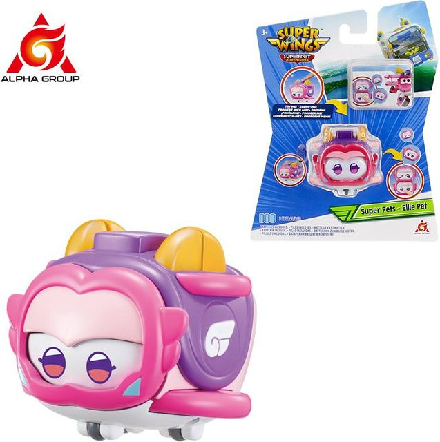 Alpha-Gruppe Super Wings Haustier-Dinosaurier Actionfiguren ab 3 Jahren - Bild 1