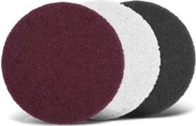 MENZER Schleifvliese Ø 225 mm mittel, 7 mm Dicke, VE 10, Mehrfarbig - Bild 1