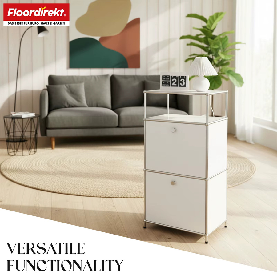 Floordirekt Metallregal Concept Epure MK-120 Standregal in Weiss - Bild 3