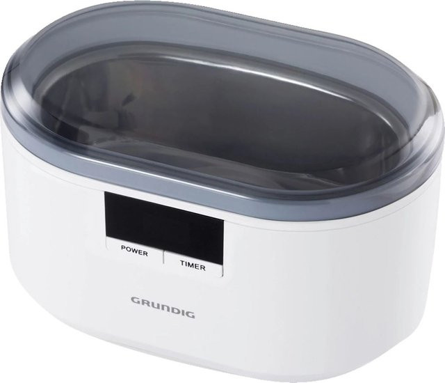 Grundig UC6620 Ultraschallreiniger mit 50W Leistung, 600ml Fassungsvermögen und Digital-Timer in Blau/Weiß - Bild 2