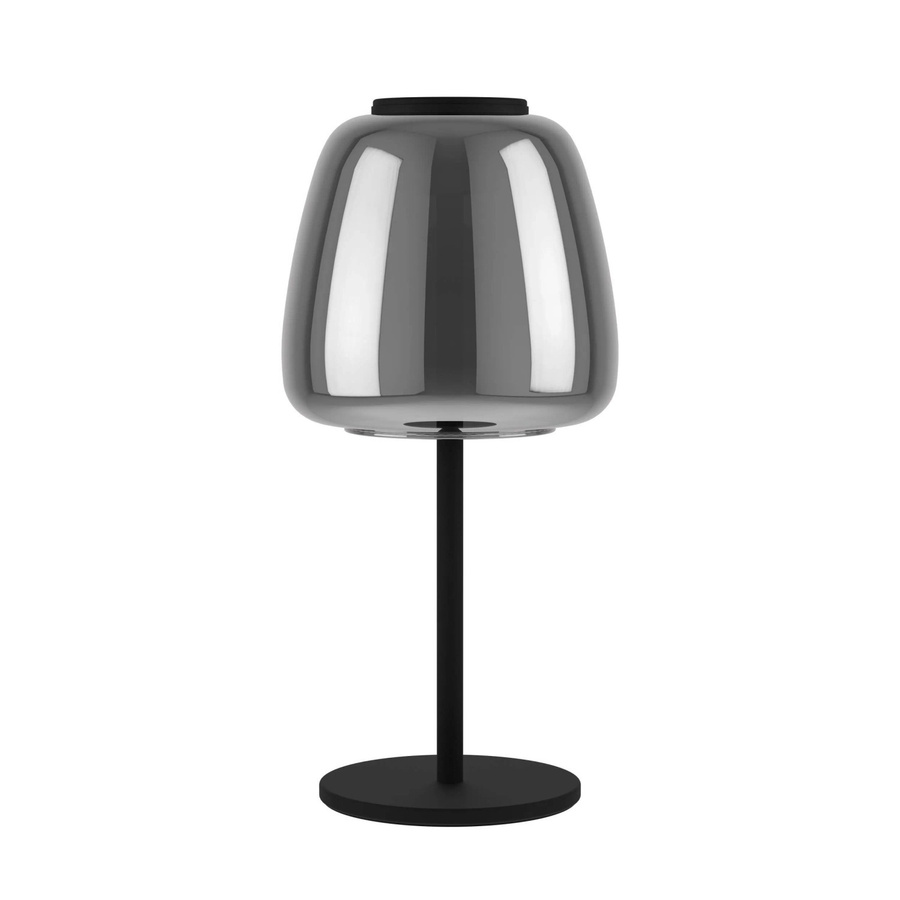 Eglo LED-Tischleuchte Alfero-Z in Schwarz und Chrom mit RGBW-Funktion, dimmbar und mit Fernbedienung - Bild 2