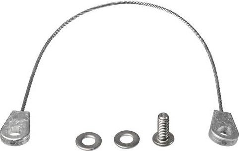 Barthelme Fallsicherung aus Metall in Silber, U-förmiges Montagezubehör - Bild 1