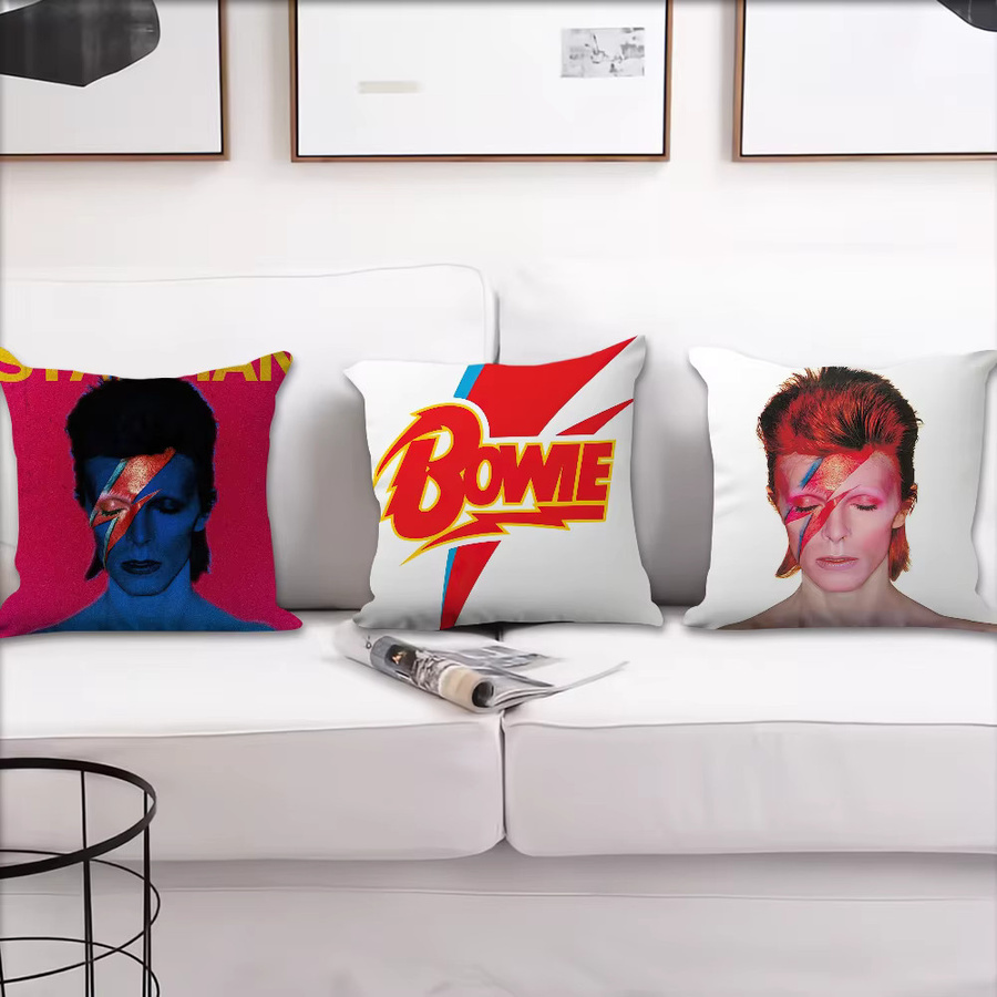 Sänger S-David B-Bowie Kissenbezug für Sofa und Dekoration - Bild 2