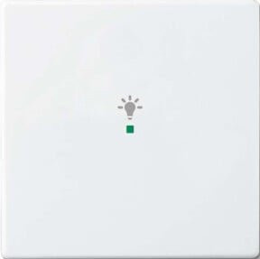 Busch-Jaeger Wippe 1-fach mit Licht-Symbol in Studioweiß 6231-10-84 - Bild 1