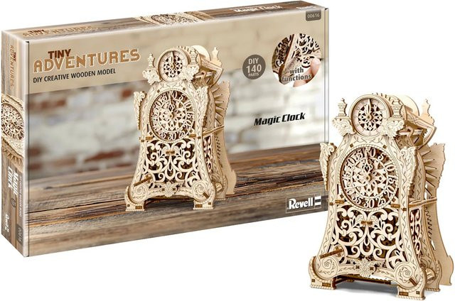 Tiny Adventures Magic Clock, Tabletop, Holz - Bild 1