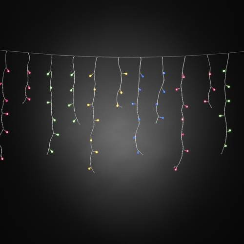 Konstsmide Lichtervorhang Eisregen für Außen 24V mit 400 LED in Mehrfarbig - Bild 1