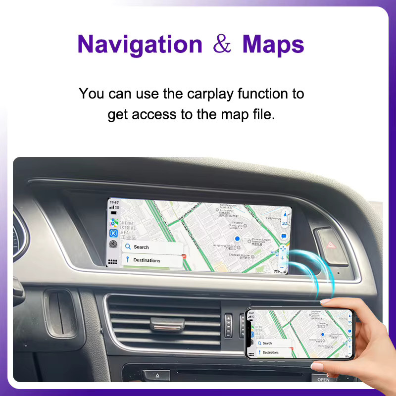 AUTOTOP Multimedia Radio mit 8,8 Zoll Touchscreen für Audi A4 B8 2013-2016 inklusive Carplay, Android Auto, MMI 2G/3G, Spiegel Link und Airplay in Schwarz - Bild 5