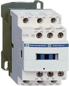 Schneider Electric Hilfsschütz 3S 2Ö 24VDC CAD32-BD in Weiß - Bild 1