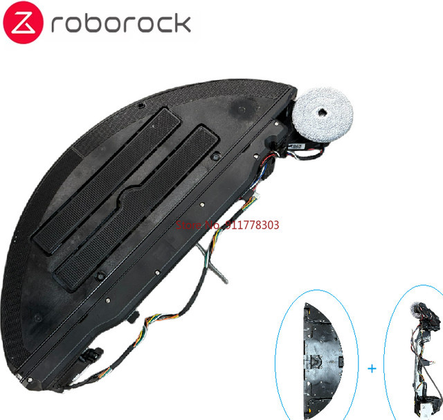Originales Mopp-Vibrationsmodul mit Moppfach für Roborock Saros 10 in Schwarz - Bild 1