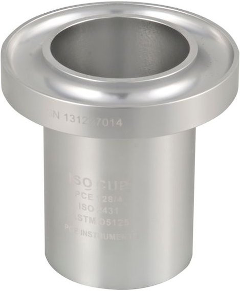 PCE Instruments ISO Auslaufbecher PCE-128/6 in Silber aus Glas - Bild 1
