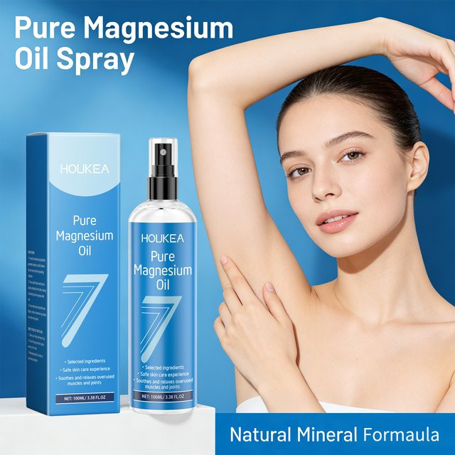 HOUKEA Magnesiumöl-Spray, 100 ml, Unisex - Bild 1