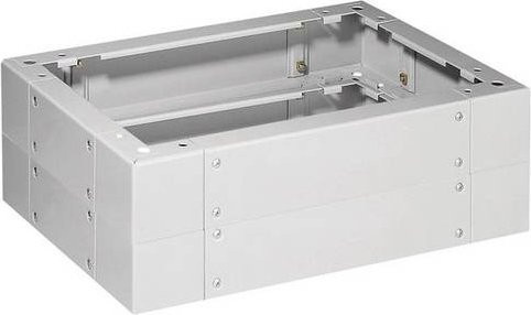 Hager FZ942D Universalsockel für Anreih- und Standschränke IP54 aus Stahl in Grau, B/T/H: 60 x 60 x 20 cm - Bild 1