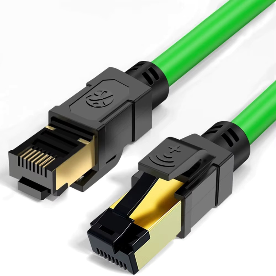 BYXGD CAT6A SFTP Outdoor Ethernet-Kabel, doppelt abgeschirmtes LAN-Netzwerkkabel mit RJ45, 10Gbps, Schwarz/Grün - Bild 6
