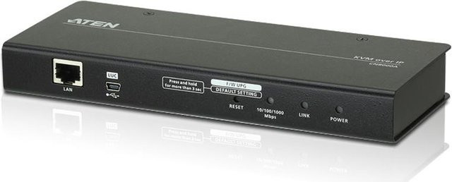 Aten CN8000A KVM Over IP-Steuereinheit mit virtueller Datenträgerschnittstelle in Schwarz - Bild 1