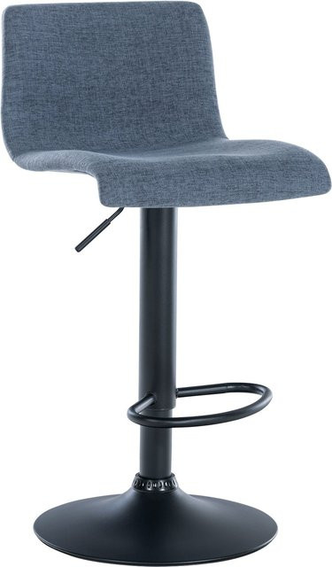 CLP Barhocker Branford Modern Höhenverstellbar mit Lehne und Metallgestell - Bild 1